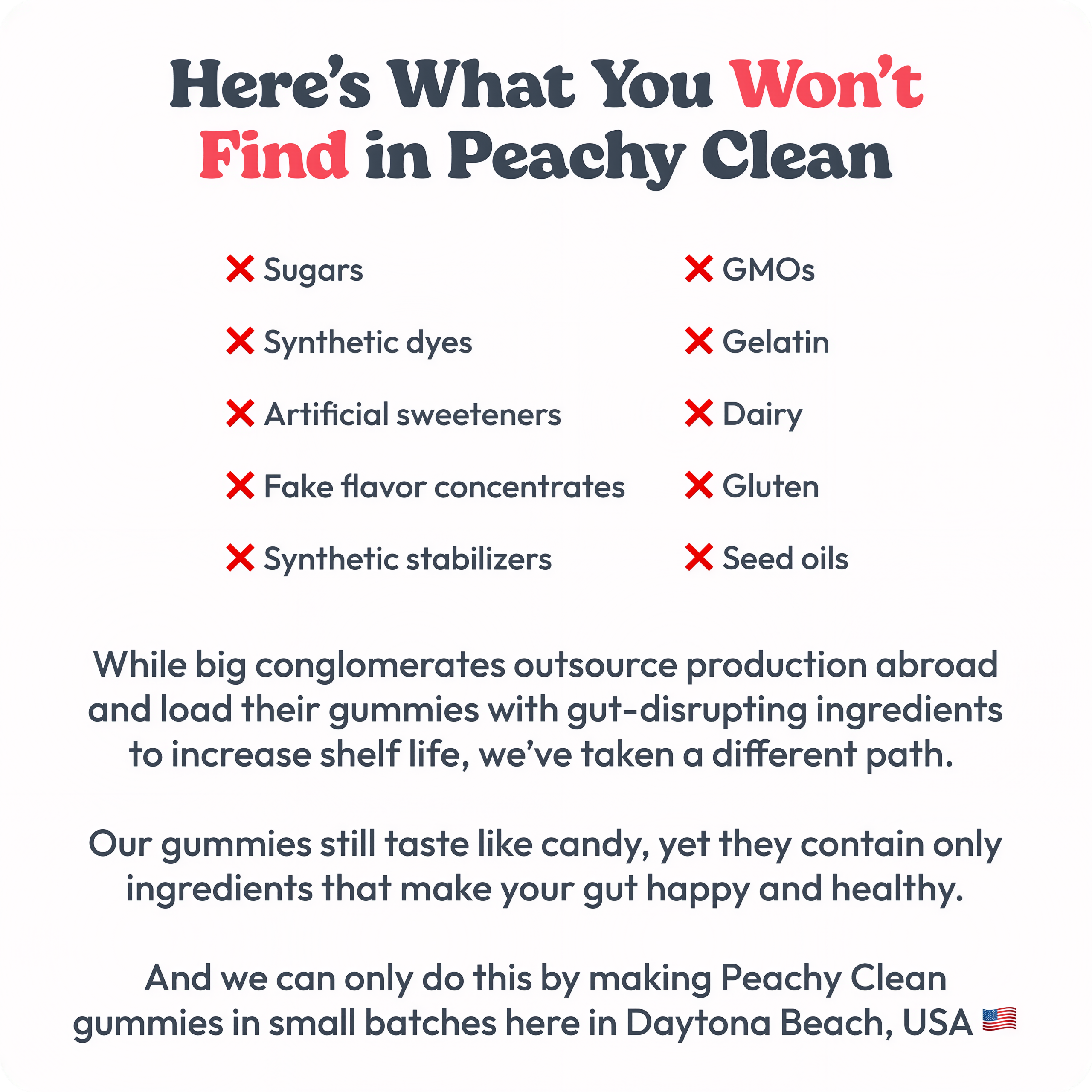 Clean Sugar-Free Pre+Probiotic Fiber Gummie