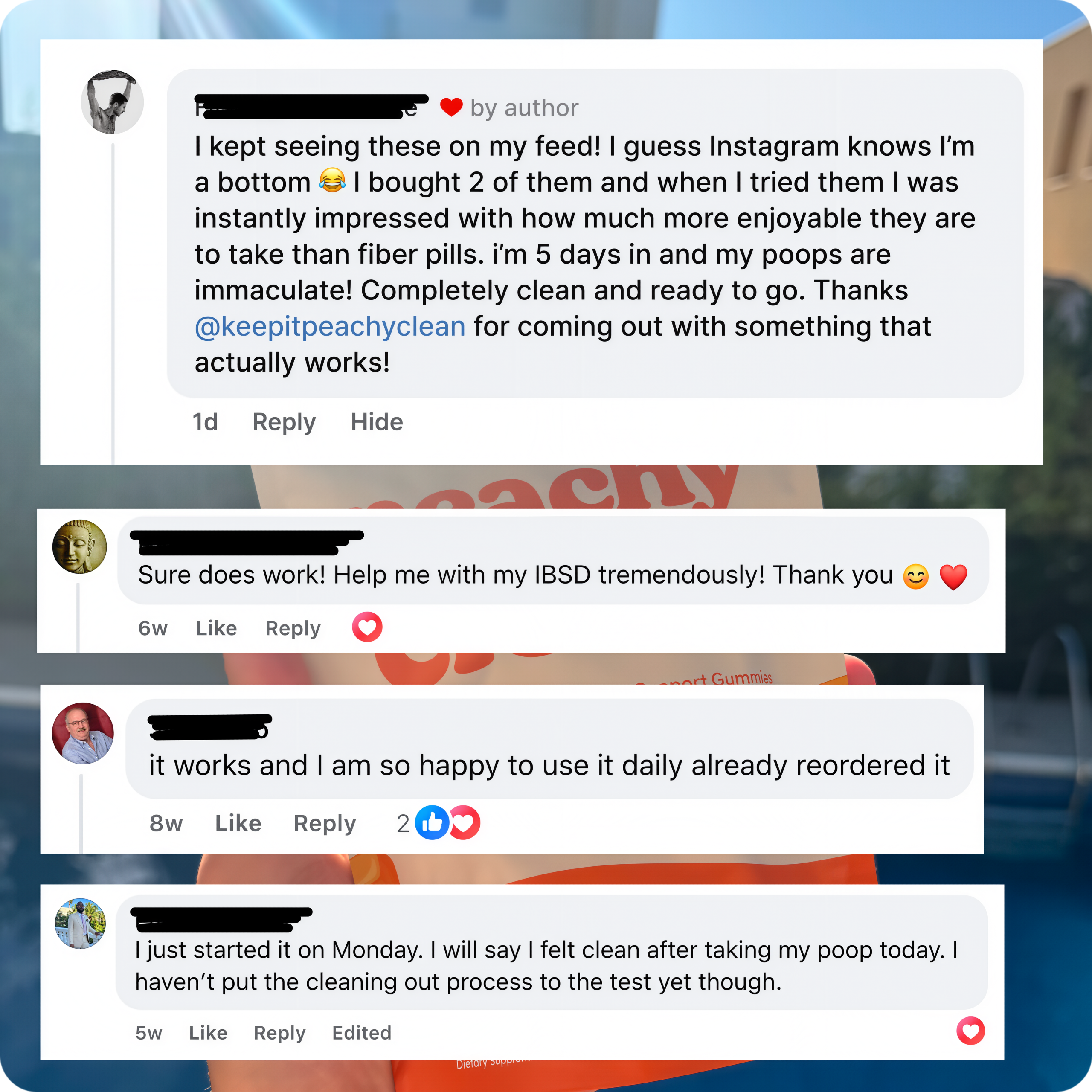 Clean Sugar-Free Pre+Probiotic Fiber Gummie